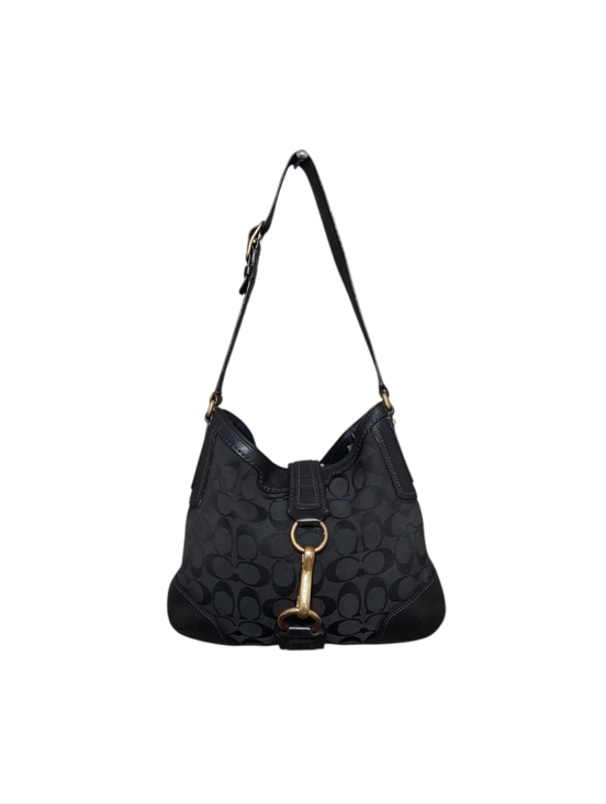 Coach Handbags - Y2K Coach Vintage 2000 Hamptons Signature Canvas & Leather Hobo Bag W/Brass